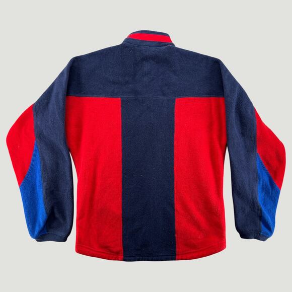 Polo Sport Ralph Lauren Fleece Jacket Red Blue Full Zip Men’s Large - Picture 3 of 7